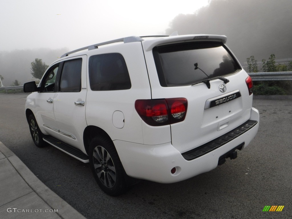 2020 Sequoia Limited 4x4 - Super White / Graphite photo #16