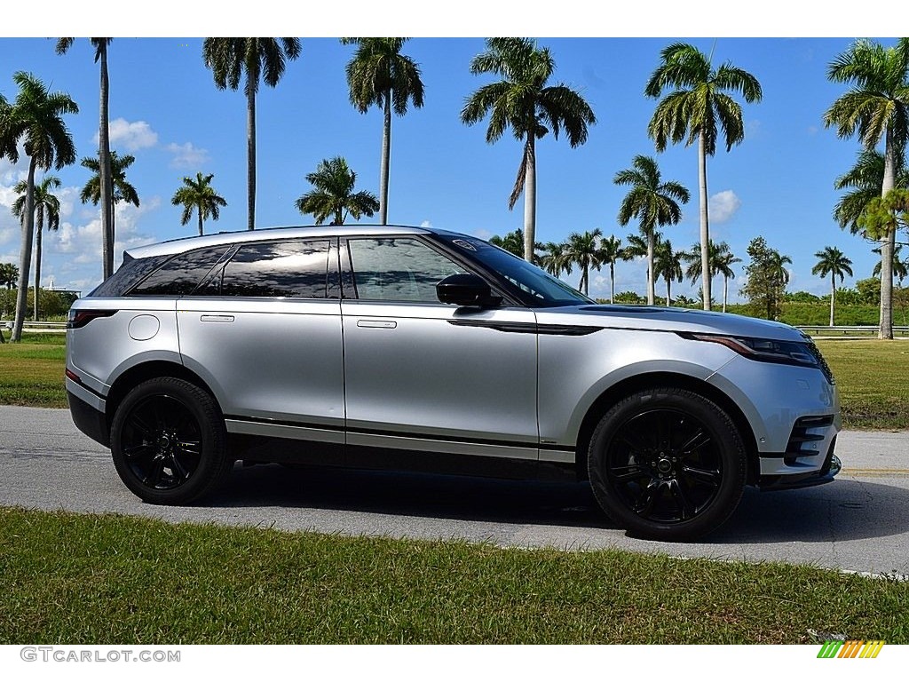 2018 Range Rover Velar R Dynamic SE - Indus Silver Metallic / Light Oyster/Ebony photo #2