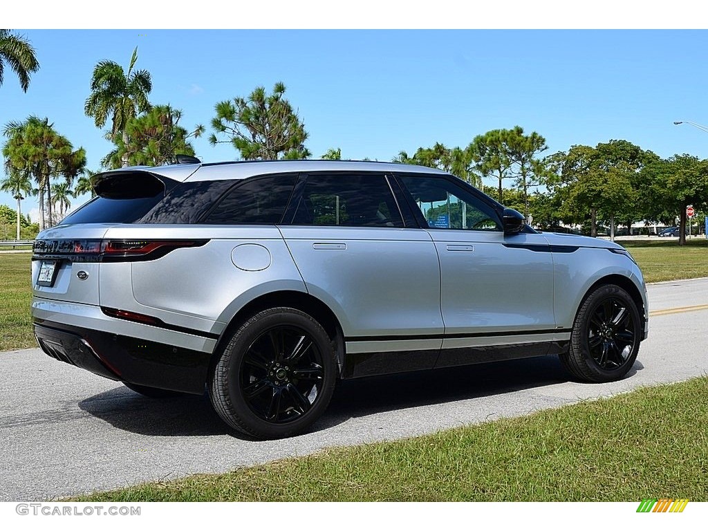 2018 Range Rover Velar R Dynamic SE - Indus Silver Metallic / Light Oyster/Ebony photo #3