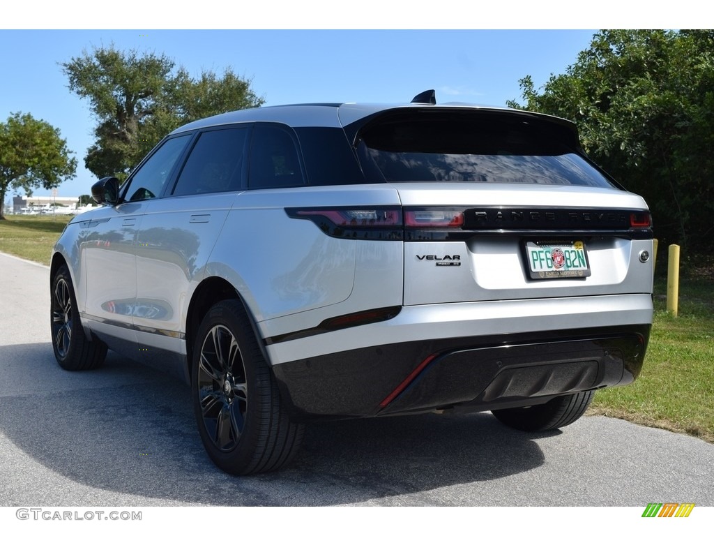 2018 Range Rover Velar R Dynamic SE - Indus Silver Metallic / Light Oyster/Ebony photo #6