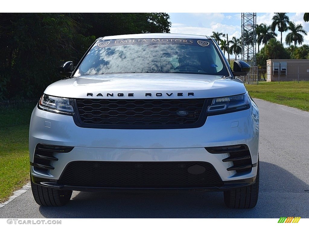 2018 Range Rover Velar R Dynamic SE - Indus Silver Metallic / Light Oyster/Ebony photo #8