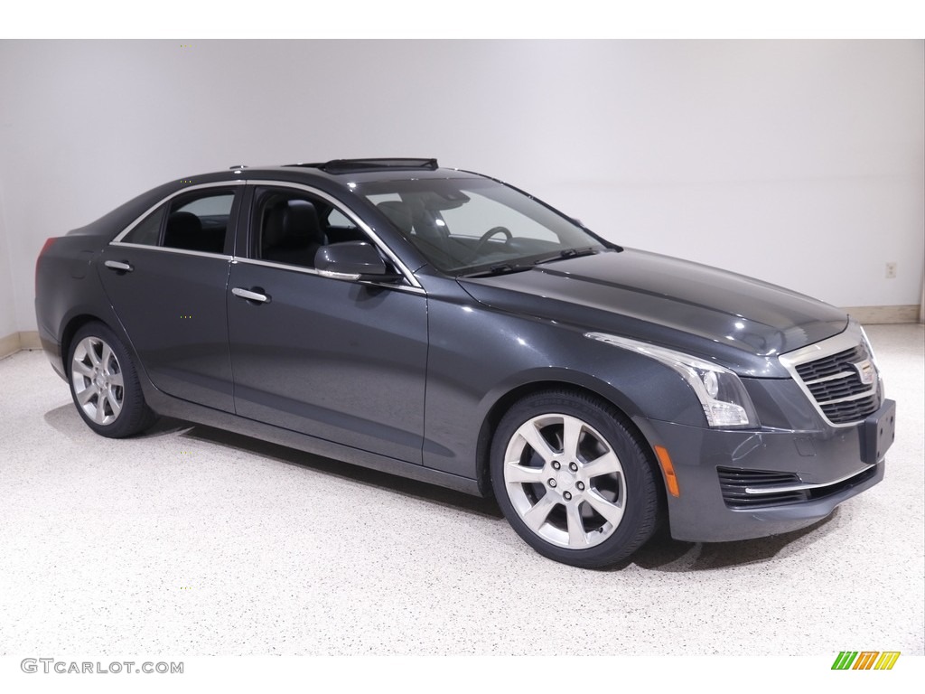 2015 ATS 2.0T Luxury Sedan - Phantom Gray Metallic / Jet Black/Jet Black photo #1