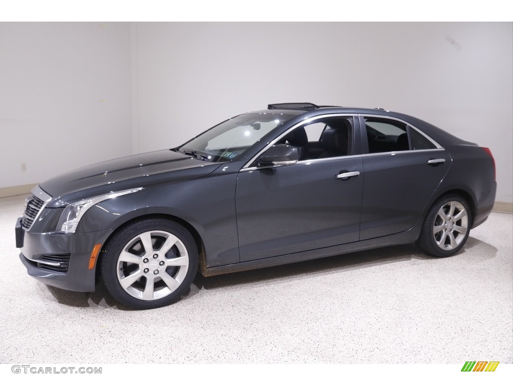 2015 ATS 2.0T Luxury Sedan - Phantom Gray Metallic / Jet Black/Jet Black photo #3