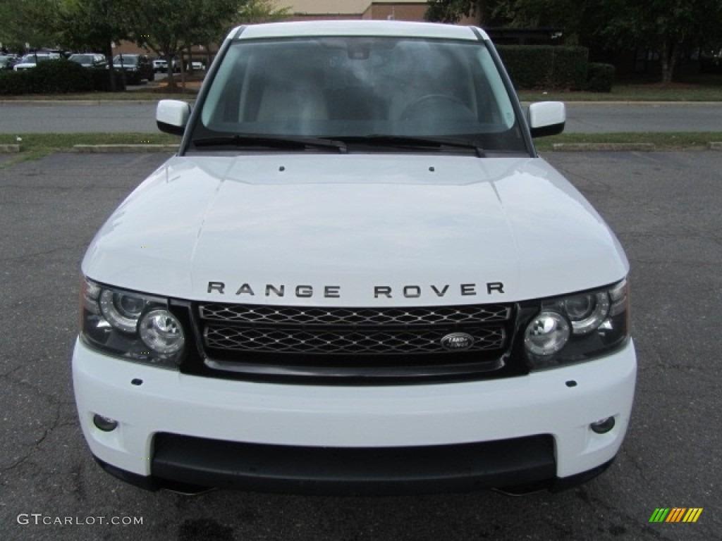 2012 Range Rover Sport HSE - Fuji White / Almond photo #5
