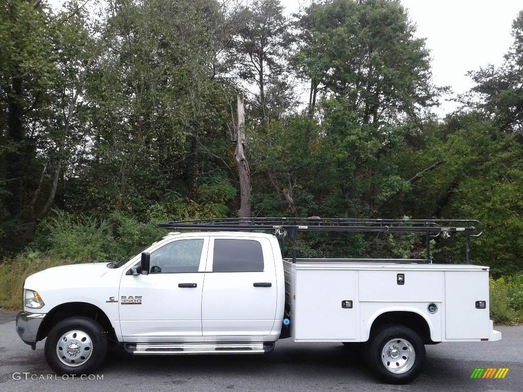Bright White 2016 Ram 3500 Tradesman Crew Cab Chassis Exterior Photo #143008307