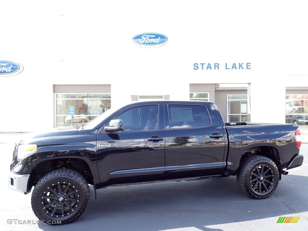 2017 Tundra 1794 CrewMax 4x4 - Midnight Black Metallic / 1794 Edition Black/Brown photo #1