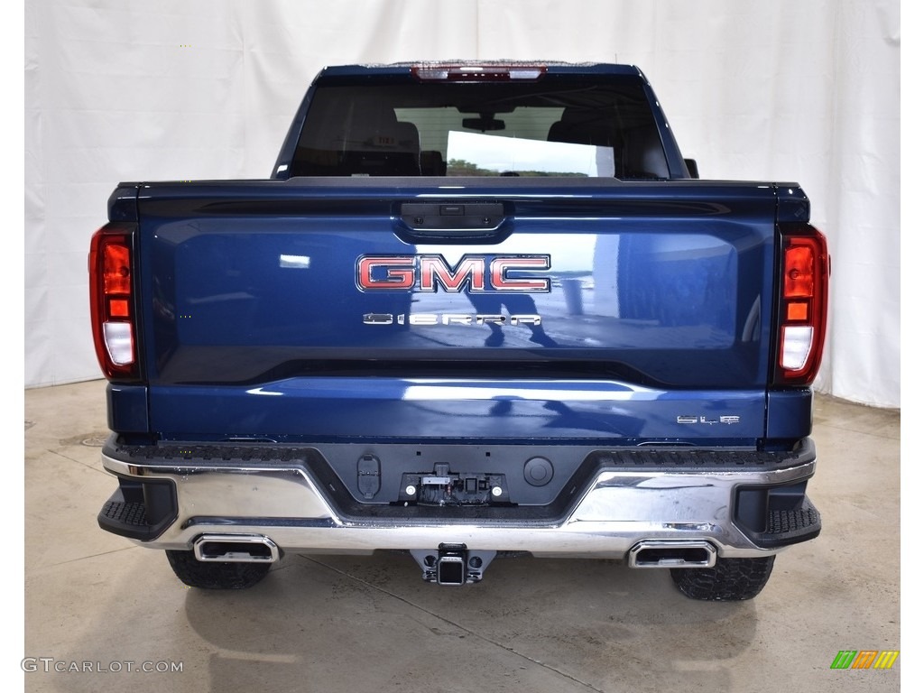2021 Sierra 1500 SLE Crew Cab 4WD - Pacific Blue Metallic / Jet Black photo #3