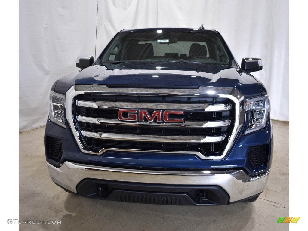 2021 Sierra 1500 SLE Crew Cab 4WD - Pacific Blue Metallic / Jet Black photo #4