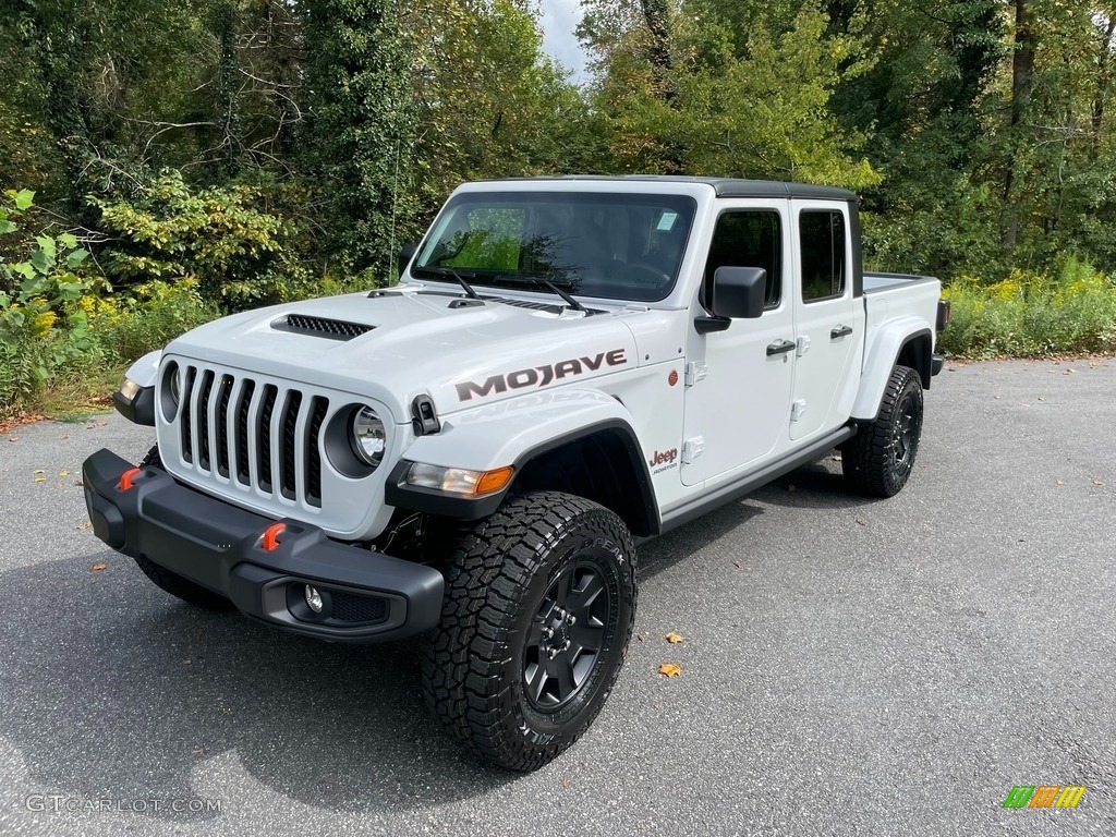 Bright White 2021 Jeep Gladiator Mojave 4x4 Exterior Photo #143009474