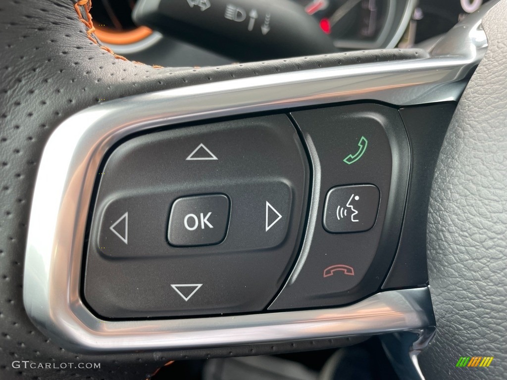 2021 Jeep Gladiator Mojave 4x4 Black Steering Wheel Photo #143009945