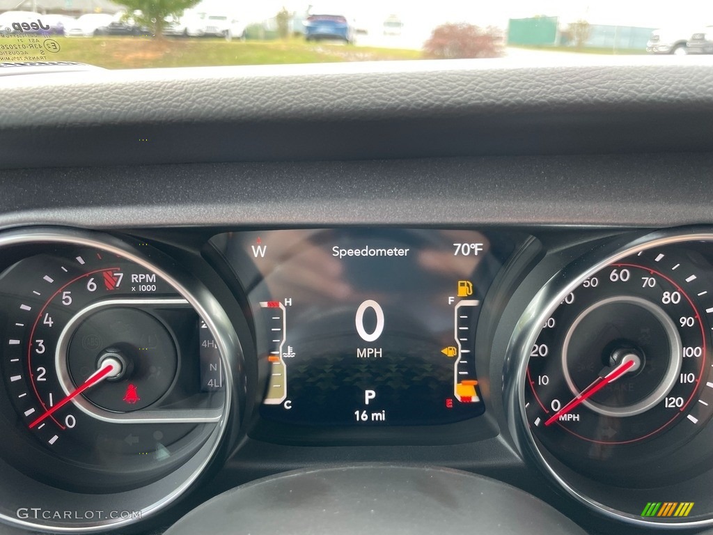2021 Jeep Gladiator Mojave 4x4 Gauges Photo #143010026