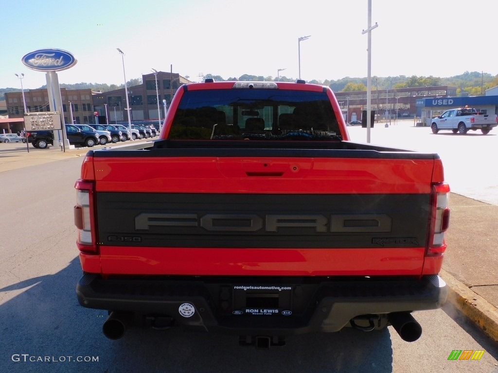 2021 F150 SVT Raptor SuperCrew 4x4 - Code Orange / Raptor Black photo #3