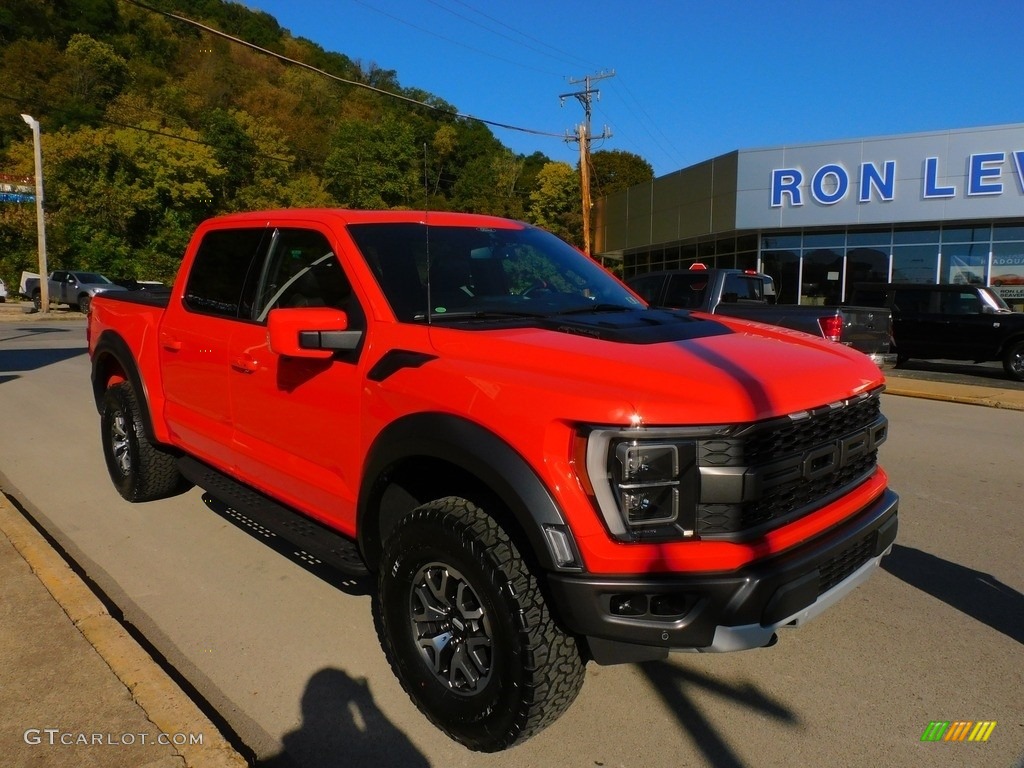 2021 F150 SVT Raptor SuperCrew 4x4 - Code Orange / Raptor Black photo #9