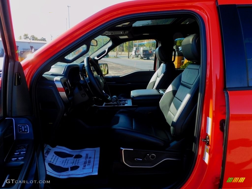 Raptor Black Interior 2021 Ford F150 SVT Raptor SuperCrew 4x4 Photo #143010491