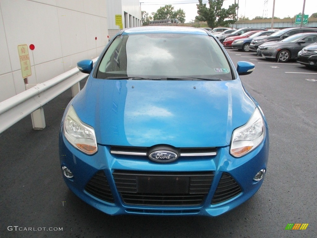 2014 Focus SE Sedan - Blue Candy / Charcoal Black photo #9