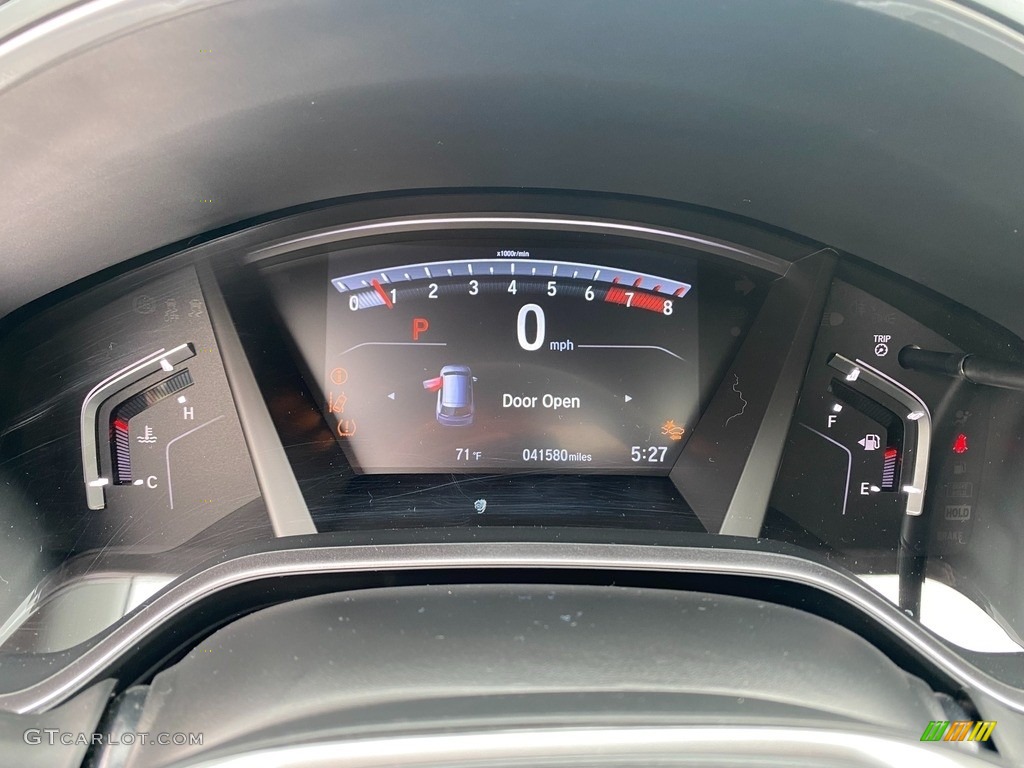 2018 CR-V Touring AWD - Gunmetal Metallic / Gray photo #18