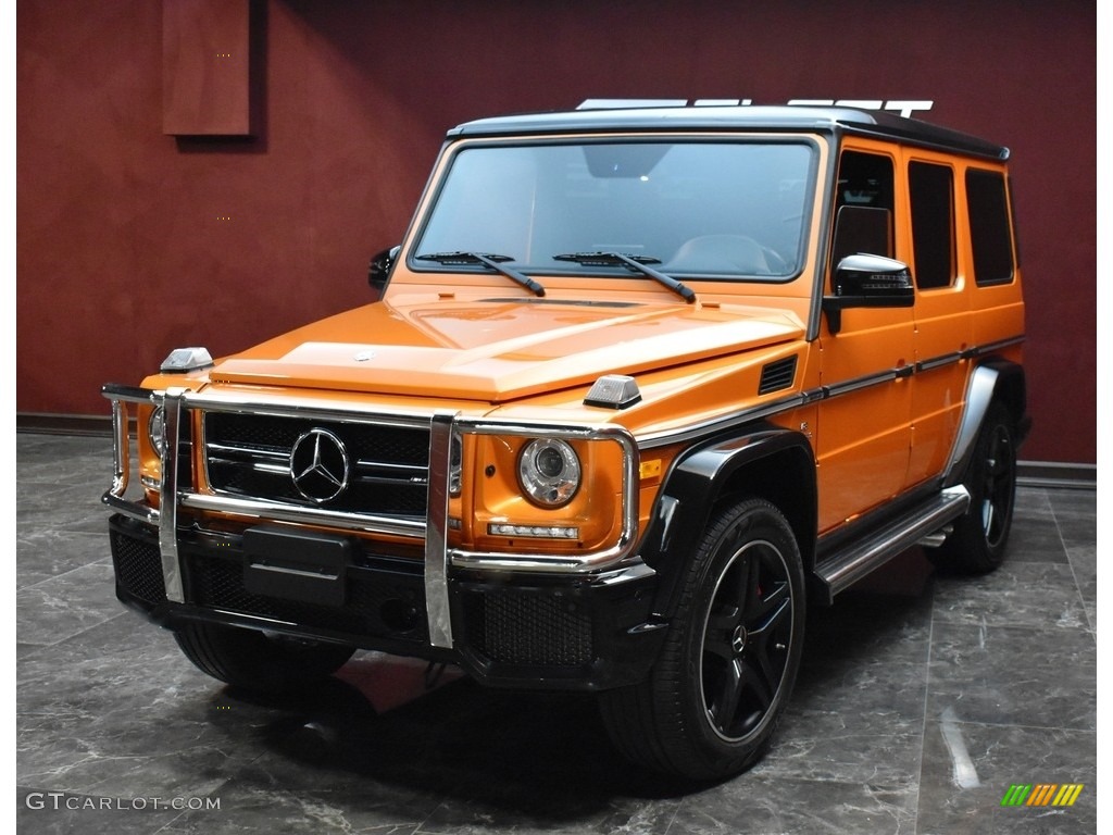 Sunset Beam Orange 2017 Mercedes-Benz G 63 AMG Exterior Photo #143012580