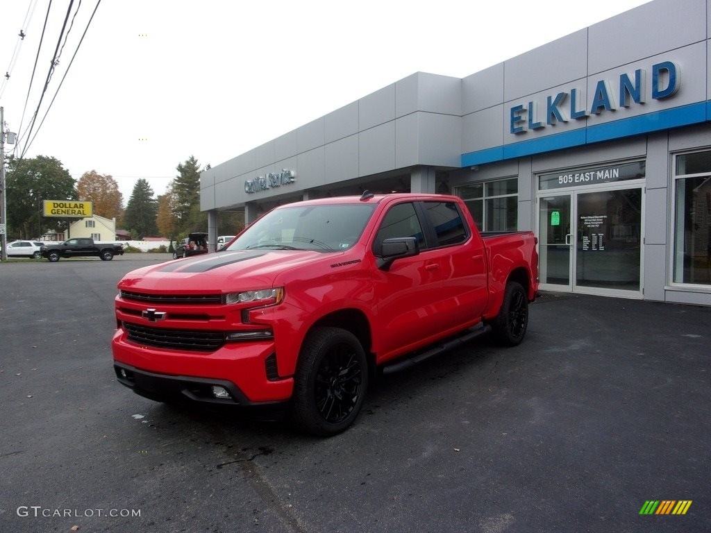 2021 Silverado 1500 RST Crew Cab 4x4 - Red Hot / Jet Black photo #1