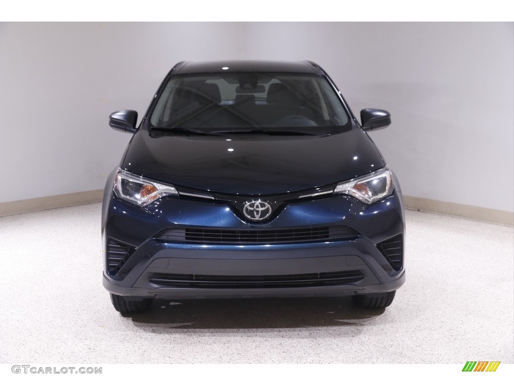 2018 RAV4 LE - Galactic Aqua Mica / Black photo #2