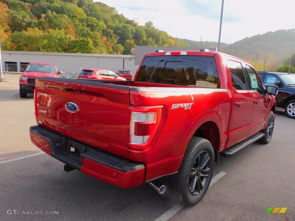 2021 F150 Lariat SuperCrew 4x4 - Rapid Red / Black photo #2