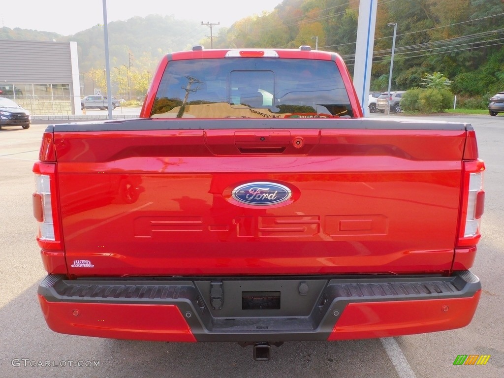 2021 F150 Lariat SuperCrew 4x4 - Rapid Red / Black photo #3