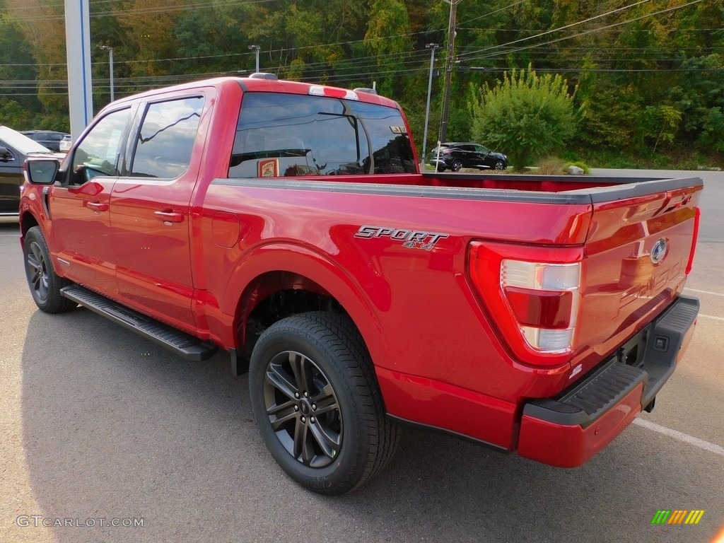 2021 F150 Lariat SuperCrew 4x4 - Rapid Red / Black photo #5