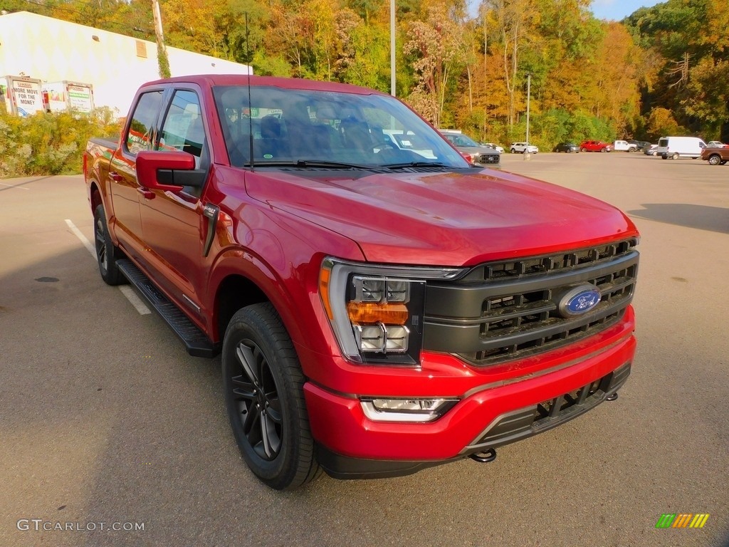 2021 F150 Lariat SuperCrew 4x4 - Rapid Red / Black photo #9