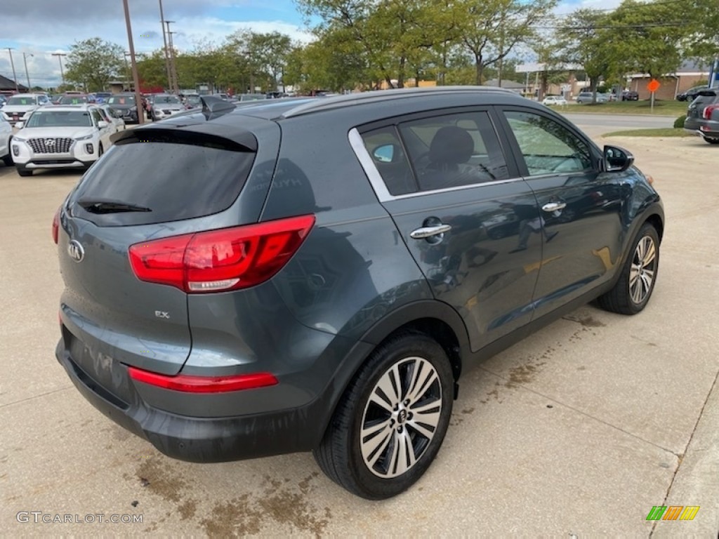 2014 Sportage EX AWD - Sage Green / Black photo #2