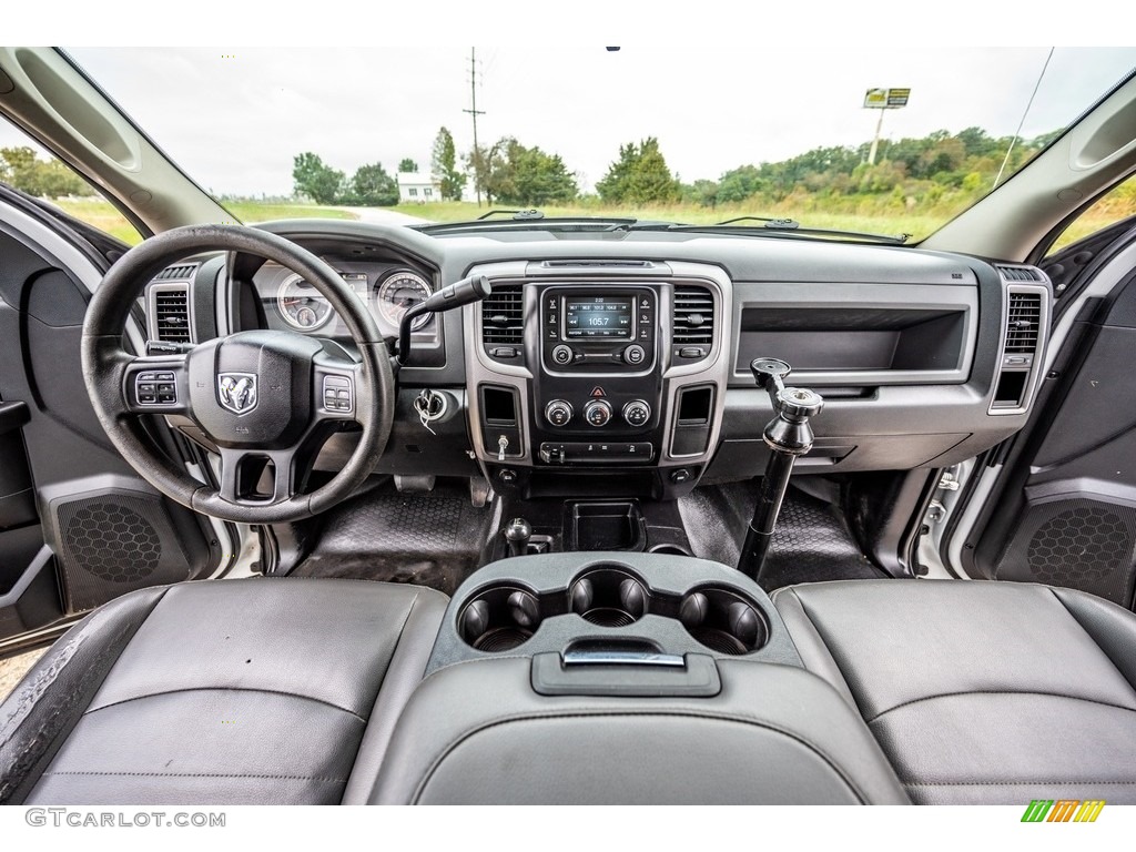 Black/Diesel Gray Interior 2017 Ram 2500 Tradesman Crew Cab 4x4 Photo #143014282