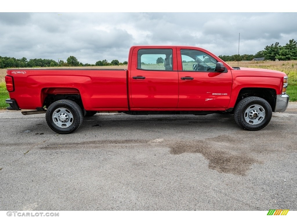 2015 Silverado 2500HD WT Crew Cab 4x4 - Victory Red / Jet Black/Dark Ash photo #3