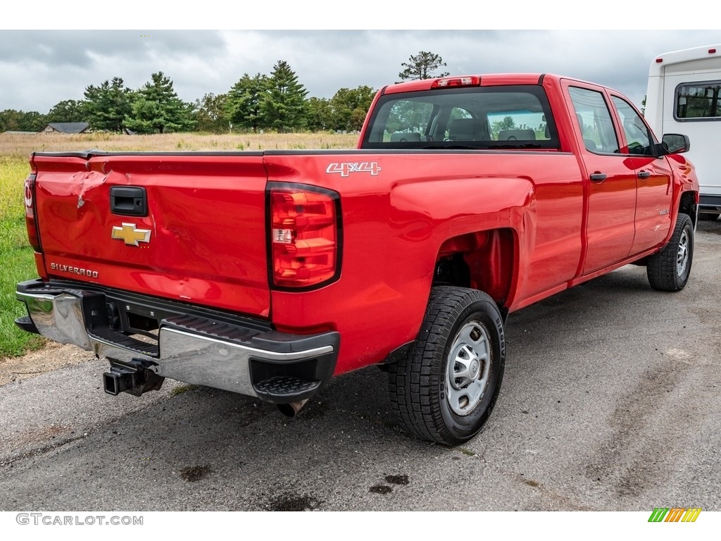 2015 Silverado 2500HD WT Crew Cab 4x4 - Victory Red / Jet Black/Dark Ash photo #4