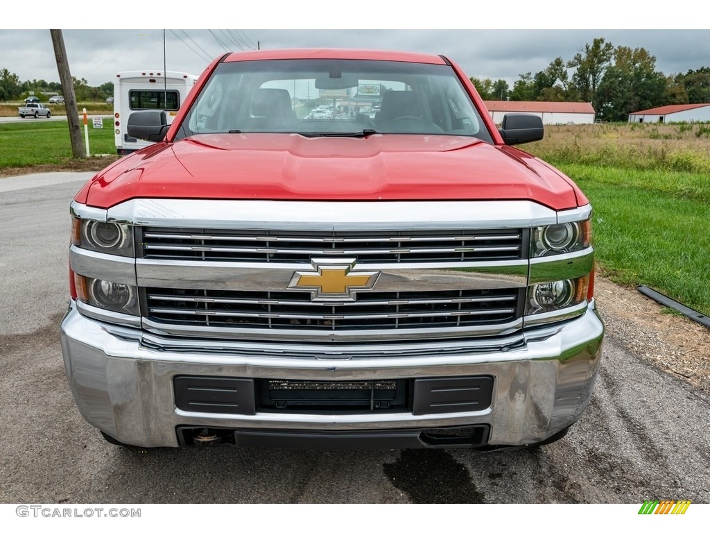 2015 Silverado 2500HD WT Crew Cab 4x4 - Victory Red / Jet Black/Dark Ash photo #9