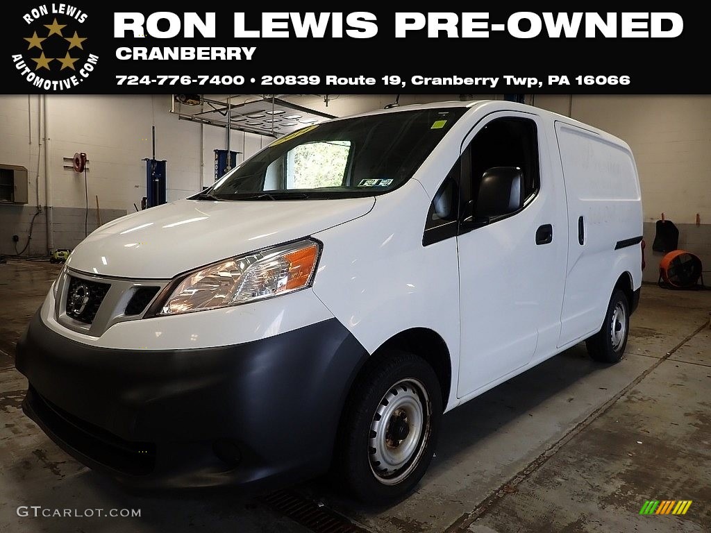 2014 NV200 S - Glacier White / Gray photo #1