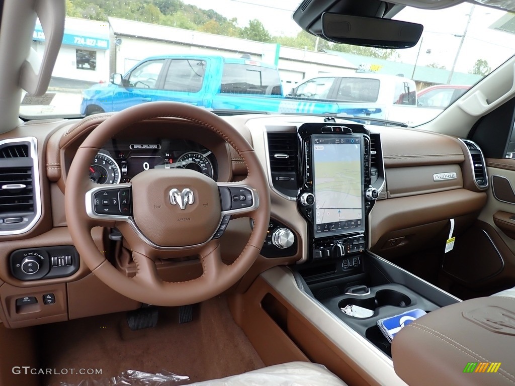 Mountain Brown/Light Frost Beige Interior 2022 Ram 1500 Laramie Crew Cab 4x4 Photo #143015647