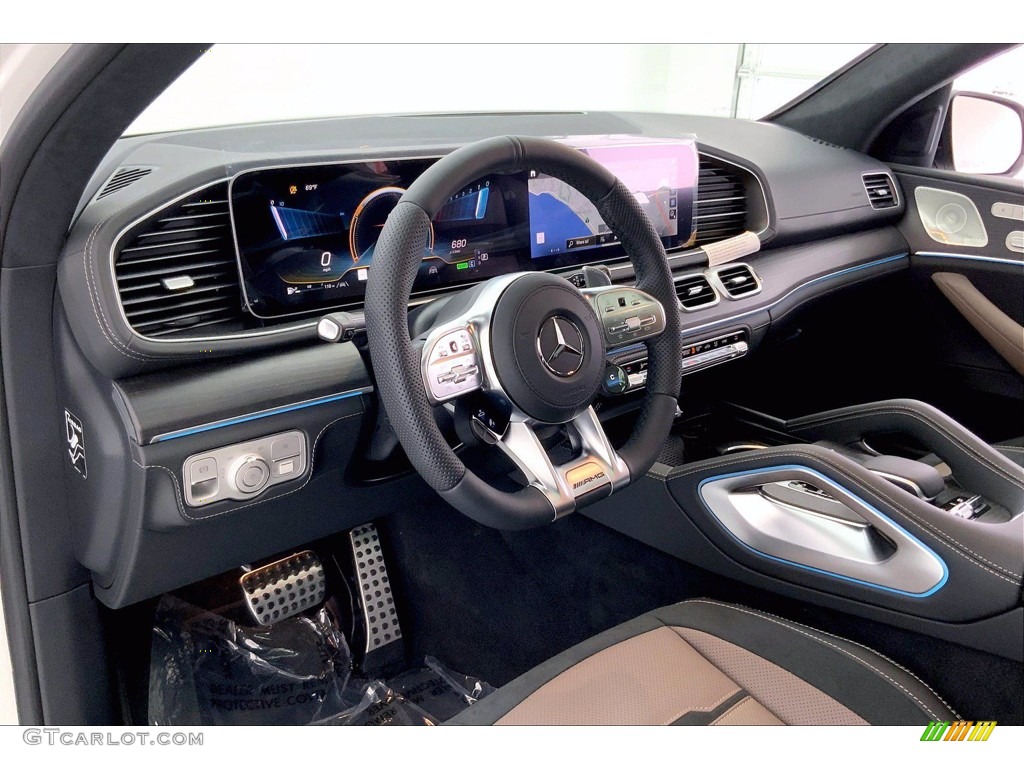 2021 Mercedes-Benz GLE 63 S AMG 4Matic Coupe Tartufo/Black Dashboard Photo #143015953