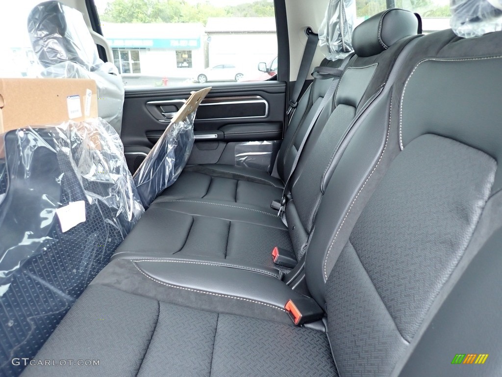 Black Interior 2022 Ram 1500 Laramie Crew Cab 4x4 Photo #143016022
