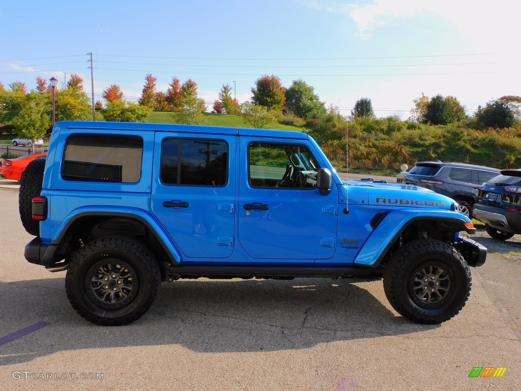 2021 Wrangler Unlimited Rubicon 392 - Hydro Blue Pearl / Black photo #4