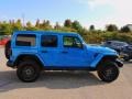 2021 Hydro Blue Pearl Jeep Wrangler Unlimited Rubicon 392  photo #4