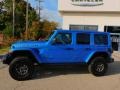 2021 Hydro Blue Pearl Jeep Wrangler Unlimited Rubicon 392  photo #9