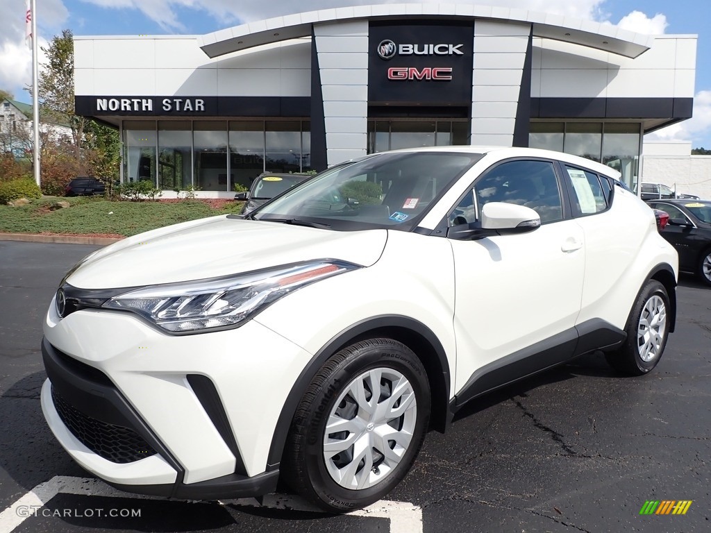 2021 C-HR LE - Blizzard White Pearl / Black photo #1