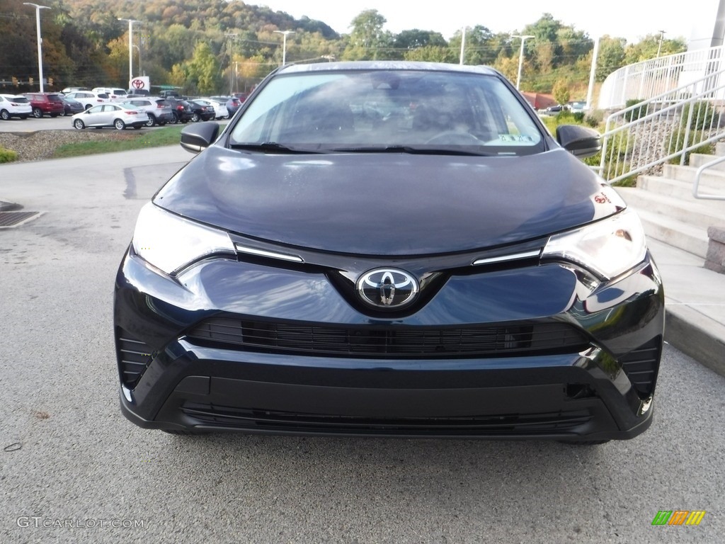 2018 RAV4 LE AWD - Galactic Aqua Mica / Black photo #11