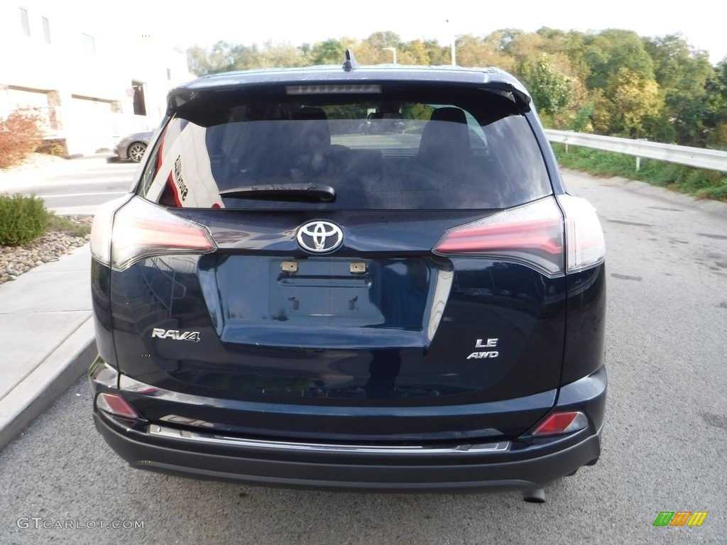 2018 RAV4 LE AWD - Galactic Aqua Mica / Black photo #14