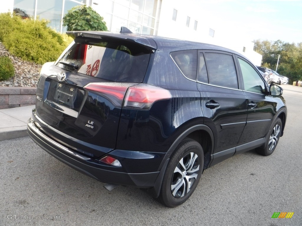 2018 RAV4 LE AWD - Galactic Aqua Mica / Black photo #15