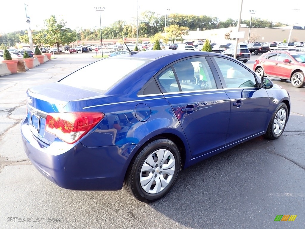 2012 Cruze LS - Blue Topaz Metallic / Jet Black/Medium Titanium photo #9