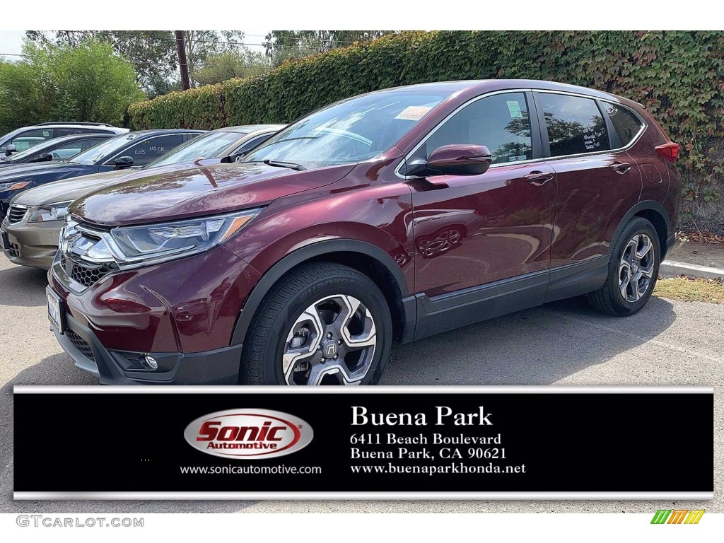 2018 CR-V EX-L - Basque Red Pearl II / Gray photo #1