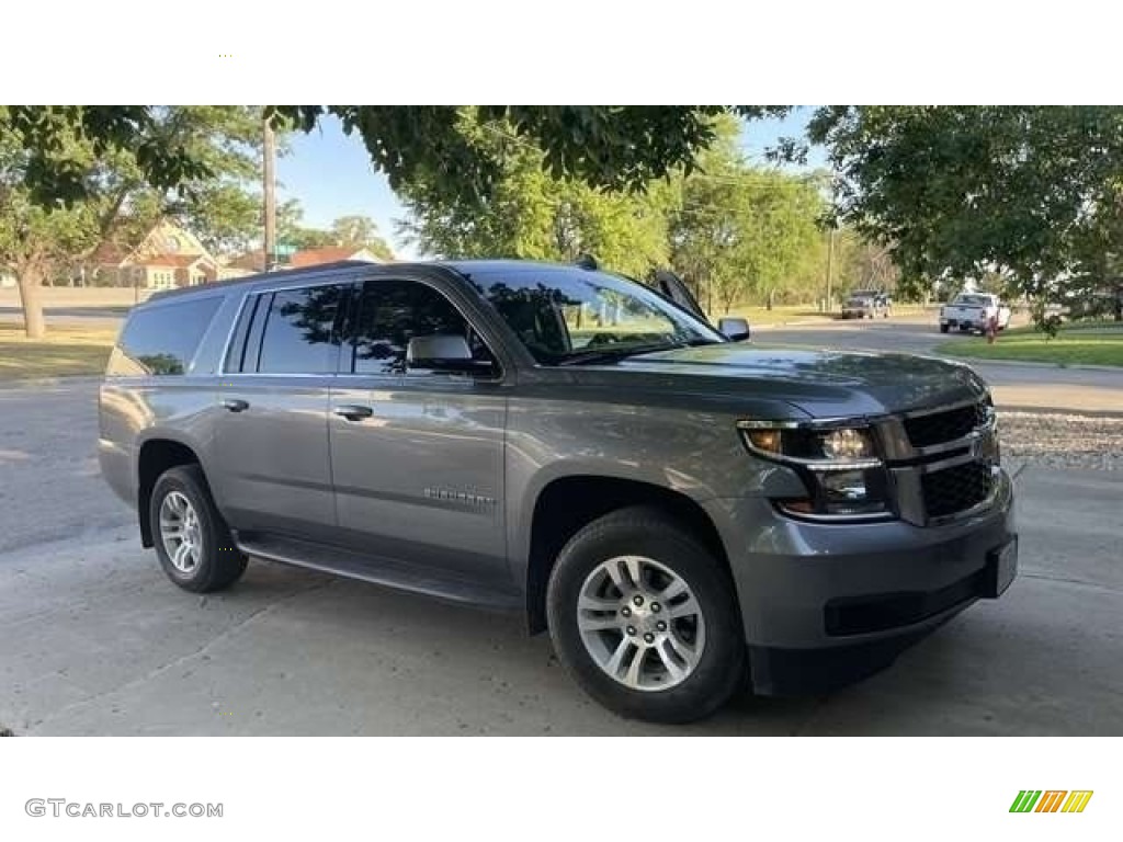 2019 Suburban LT 4WD - Shadow Gray Metallic / Jet Black photo #2
