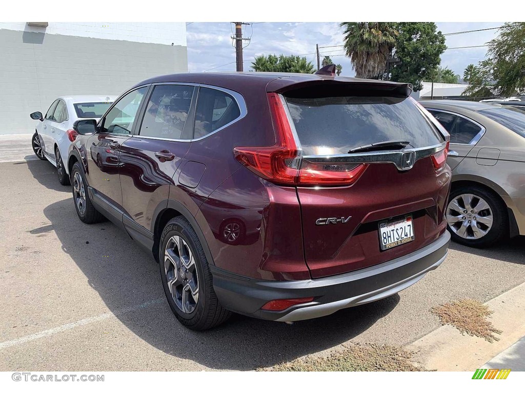 2018 CR-V EX-L - Basque Red Pearl II / Gray photo #5