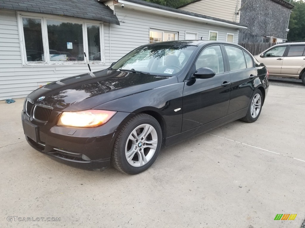 2008 3 Series 328i Sedan - Black Sapphire Metallic / Black Dakota Leather photo #9