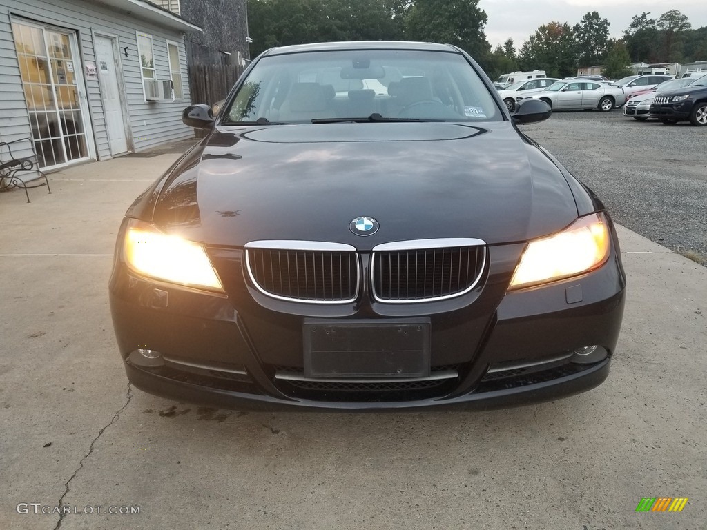 2008 3 Series 328i Sedan - Black Sapphire Metallic / Black Dakota Leather photo #10