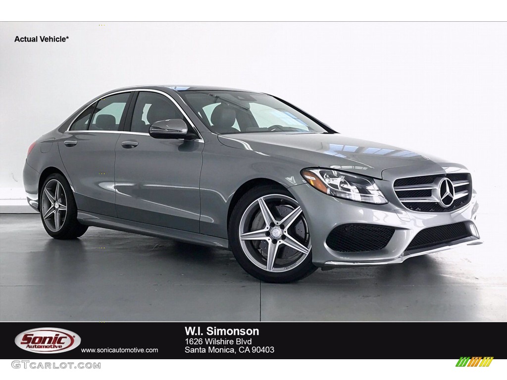 2016 C 300 Sedan - Palladium Silver Metallic / Black photo #1